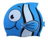 Colorfulworldstore Cartoon Swimming Cap-Lovely Fish Silicone Swimming Cap-Children's Swim Cap Hat