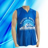 100% Polyester Man's Sleeveless Basketball Wear