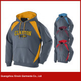 Custom Wholesale Blank Pullover Hoodies Men with Own Logo Embroidery (T84)