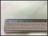 Warp Knitted Polyester Mosquito Net Fabric 75D & 100d Exported to EU and African Market