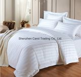 Cotton Striped Pattern Hotel Bed Sheet Duvet Cover Bed Linen