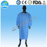 Disposable Dark Blue One Piece Hospital Clothing Patient Gown