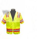 Working Clothing with Reflective Safety Fabric