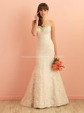 2016 High Quality off-Shoulder Mermaid Lace Bridal Dress