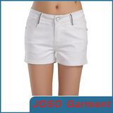 Women White Leisure Short Pants (JC6002)