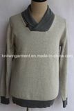 Men Knitted Turtle Neck Long Sleeve Garment (M15-034)