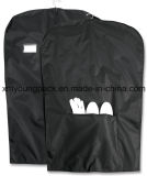 Black Nylon Suit Travel Garment Bags with Shoe Pocket