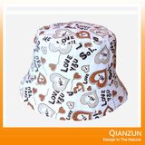 100% Cotton Custom Full Printed Pattern Bucket Cap