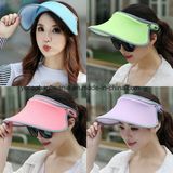 Open Top Wide Brim Sun Visor Hat