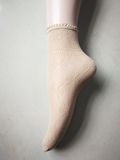 Ladies Two Colors Nylon & Lace Socks Fit for Shoe Size 4-10