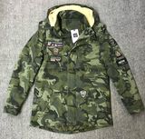 Men Woodland Waterproof Fashion Winter Jacket with Hot Sear High Quality