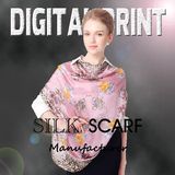 High Quality 100% Poly Scarf Digital Printed