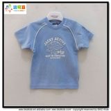 Blue Color Baby Garment Short Sleeve Babies T-Shirt