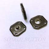 New Disgn Metal Button Fashion Square Sewing Snap Button