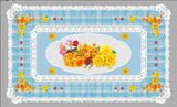 China Factory Cheap All in One Independent Design LFGB Transparent Printed Tablecloth 90*145cm