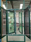 Woodwin Hot Seller Thermal Break Aluminum Window with Mosquito Net