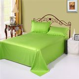 Cheap Cotton Satin Hotel Stripes Bedroom Bed Sheet Set