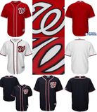 Customized Washington Nationals Cool Base Baseball Jerseys