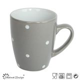 Dots Design Ceramic Grey Color Coffee Mug