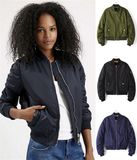 2016 Retail Girl Winter Thick Army Flight Life Military Coats