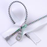 No. 5 Plastic Colorful Teeth Zipper O/E, a/L