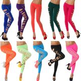 Fashion Women Side Broken Leggings