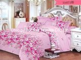 Printed Pattern Poly Queen Fitted Bedspread Patchwork Bedding Set