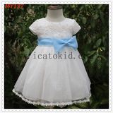 Casual Baby Clothes Fluffy Children Dress Prong Snap Fasteners Ceemee Dresses for Kids