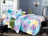 100% Polyester Microfiber Printed Bedding Set Used for Home or Hotel