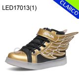 Kids Winter Sports LED Light Boots with Flywing Synthetic Upper