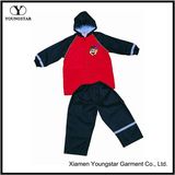 Raincoat Children's Wear Boys Waterproof Rain Suit with Hood