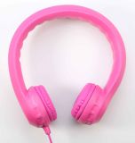 Pink Wired Kids EVA Foam Headphones with Padded Cushions and Removable Size-Adjuster Safe for Children (OG-K100)