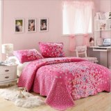 Washable Comforter Set Light Weight Quilt Quality Hotel Bedspread for Pink