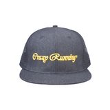 Fashion Gray Embroidery Logo Snapback Cap Trucket Cap