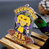 Custom Antique Marathon Running Sports Halloween Medal