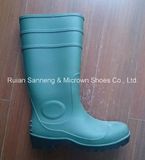 Sn1654 Structure Industrial Safety Rain Boots with Steel Toe Cap