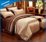 Suede Foiling 4PCS Bedding Duvet Cover Set