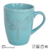 11oz Embossed Dragonfly Coffee Mug