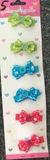 Bowknot Fashion Decorative Metal Silver Hairpins for Children 5