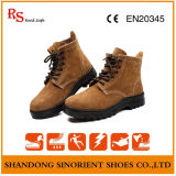 Cow Suede Leather Steel Toe Feature Safety Jogger Shoes
