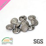 17mm Fashion Sew on Brass Metal Shank Button for Overcoat