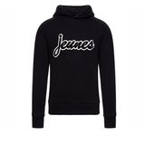 Men's Polyester Blend Cotton Letter Pullover Applique Hoodie