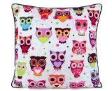 Owl Design Digital Printed Cushion Cover