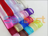 Nylon Decorative Woven Edge Colorful Satin Ribbon