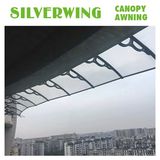 Twin-Wall Polycarbonate Sun Shade Window and Door Awning