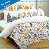 4 PCS Kids Cotton Duvet Cover (set)