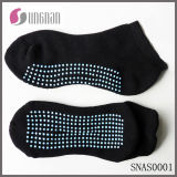 Hot Sell Anti Slip Custom Cotton Spandex Sporty Trampoline Socks