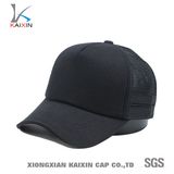 Custom 5 Panel Trucker Hat Blank Black Mesh Hat Baseball