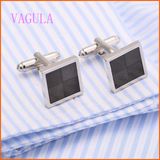 VAGULA Rhodium Plated Men's New Arrival Fashion Cuff Links