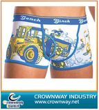 Boys Cotton Cartoon Printing Underwear with Custom Logo